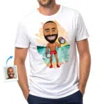 Koszulka do ćwiczeń dla mężczyzn – spersonalizowana koszulka do ćwiczeń ze zdjęciem Prezenty spersonalizowane - Ćwiczenia na plaży www.customywear.com 30
