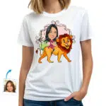 Ride the Wild: Transform Your Photo into a Custom Lion Tee Custom Gifts - Lion King www.customywear.com 30
