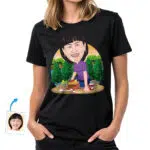 Personalized Women’s Solo Picnic Shirt | Custom Outdoor Adventure Tee Custom Gifts - Picnic www.customywear.com 30