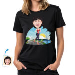 Personalizowana damska koszulka do biegania | Spersonalizowana koszulka do biegania Prezenty spersonalizowane - bieganie i jogging www.customywear.com 30