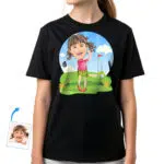 Custom Golf Lover T-Shirt | Foto til personlig sportstrøje Skræddersyede gaver - golfspillere www.customywear.com 30