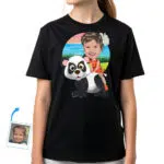 Egyedi Panda Riding Girl ing | Személyre szabott ifjúsági póló Egyedi ajándékok – Panda Ride www.customywear.com 30