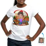 Un día en el jardín: ¡Camiseta personalizada para chica de picnic en solitario! Regalos personalizados - Picnic www.customywear.com 30