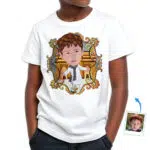 Camiseta personalizada de niño indio | Arte de camiseta con foto personalizada Camisetas para niño www.customywear.com 30