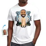 Aangepast traditioneel Indiaas T-shirt - gepersonaliseerd foto-T-shirt voor reisliefhebbers Gepersonaliseerde geschenken - Indiase cultuur www.customywear.com 30