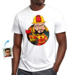 Custom Firefighter with Axe Tee – Personalized Fireman Gift Custom Gifts - Firefighters www.customywear.com 30