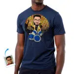 Custom Drummer Portrait Tee | Personalized Musician T-shirt Custom Gifts - Drummers www.customywear.com 31