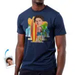 Zachyťte vlny s našou vlastnou sexi košeľou pre surfistov Darčeky na mieru – Surfová doska www.customywear.com 31