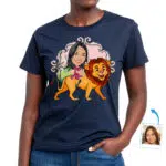 Ride the Wild: Transform Your Photo into a Custom Lion Tee Custom Gifts - Lion King www.customywear.com 31