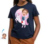 Camiseta de unicornio personalizada para jóvenes: camiseta de unicornio personalizada para niños Regalos personalizados - Unicornio www.customywear.com 31