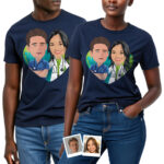 T-shirts personnalisés pour couples d'infirmières – Cadeau personnalisé pour école d'infirmières Cadeaux personnalisés - Infirmière www.customywear.com 31