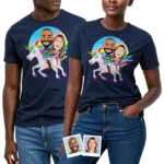 Camisetas personalizadas de unicórnio para casais | Camiseta personalizada de unicórnio para casais Presentes Personalizados - Unicórnio www.customywear.com 31