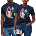 T-shirt personnalisé pour couple arabe : transformez votre photo en vêtement arabe personnalisé Cadeaux personnalisés - Culture arabe www.customywear.com 11
