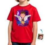 Maglietta personalizzata Angel Boy Airy | Maglietta personalizzata con ali fantasy T-shirt da bambino www.customywear.com 32