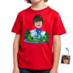 Alimentez la passion de votre jeune champion avec notre t-shirt Runner Boy T-shirts pour garçons www.customywear.com 32