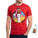 Kohandatud araabia mehe särk | Isikupärastatud Travel Lover Tee Riik www.customywear.com 32