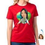 Aangepast verpleegkundige shirt - Gepersonaliseerd verpleegcadeau met hartbol Gepersonaliseerde geschenken - Verpleegkundige www.customywear.com 32