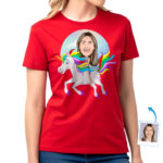 Camiseta personalizada de unicornio para mujer | Camiseta mágica personalizada para todas las edades Regalos personalizados - Unicornio www.customywear.com 32