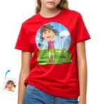Custom Golf Lover T-Shirt | Foto til personlig sportstrøje Skræddersyede gaver - golfspillere www.customywear.com 32
