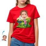 Custom BBQ Kid T-Shirt – Personalized Outdoor Cooking Tee for Youth Custom Gifts - BBQ www.customywear.com 32