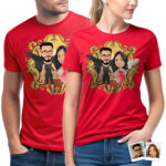 Camiseta Angelical Personalizada para Casais | Presente Memorial Personalizado Presentes personalizados - Anjos de fadas www.customywear.com 32