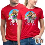 Camisetas personalizadas de unicórnio para casais | Camiseta personalizada de unicórnio para casais Presentes Personalizados - Unicórnio www.customywear.com 32