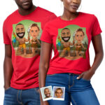 Custom Caveman Couples Shirt – Transform Your Photo into Primitive Matching Tee Custom Gifts - Caveman www.customywear.com 32