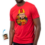 Custom Firefighter with Axe Tee – Personalized Fireman Gift Custom Gifts - Firefighters www.customywear.com 32