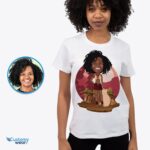 Custom African Woman Shirt | Personalized Black Girl Desert Tee-Customywear-Adult shirts