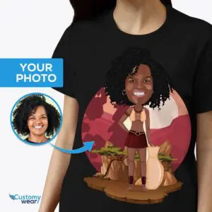 Custom African Woman Shirt | Personalized Black Girl Desert Tee Adult shirts www.customywear.com