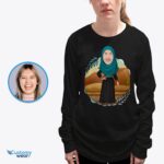 Custom Arabian Woman Shirt | Personalized Arab Girlfriend Hijab Tee-Customywear-Adult shirts