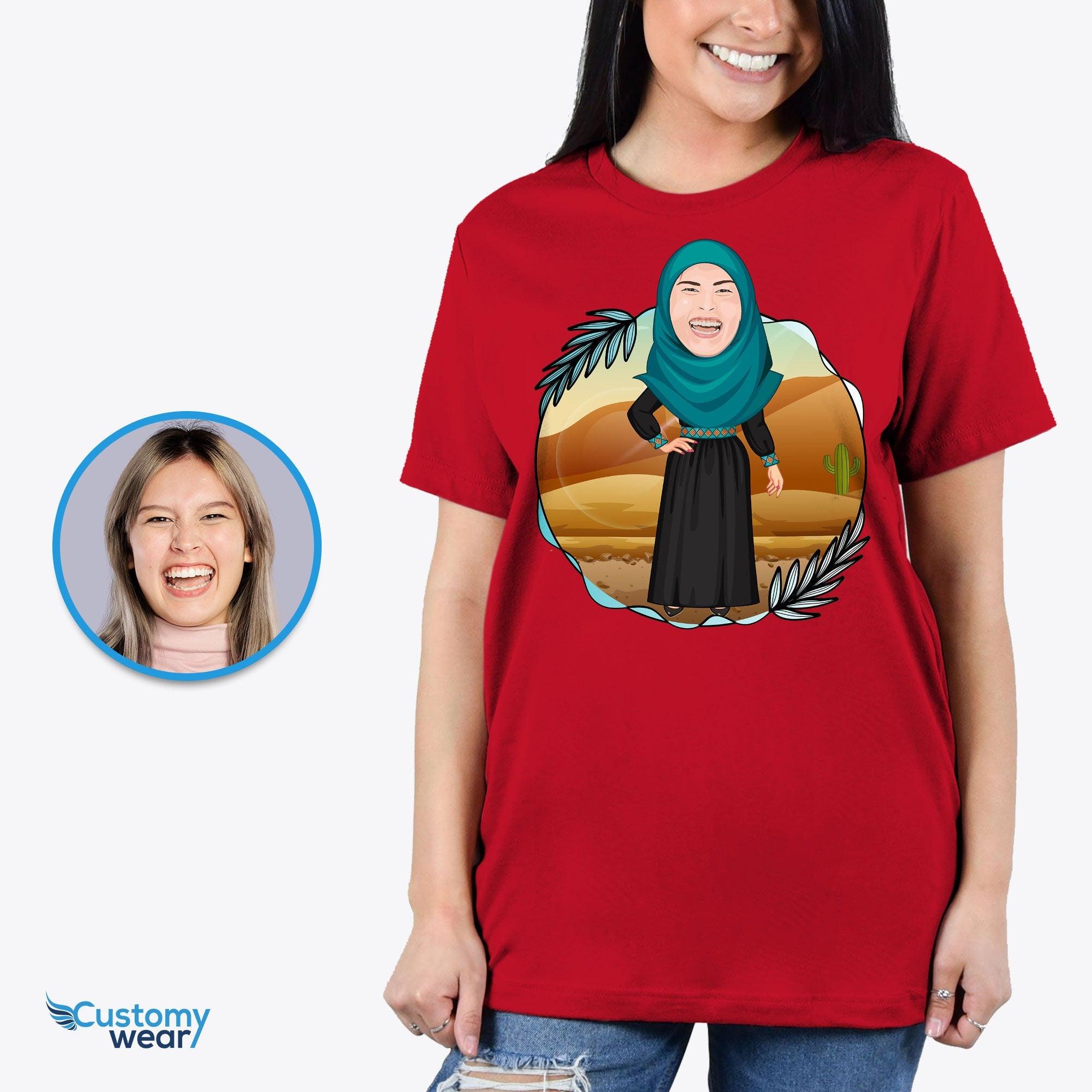 Camiseta Técnica Arabia Mujer Blanca Combinada 
