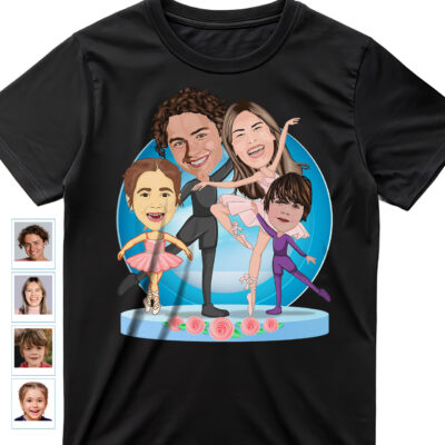 Custom Ballet Family Shirt for Men | Personalized Dance Inspired Tee Family www.customywear.com 2