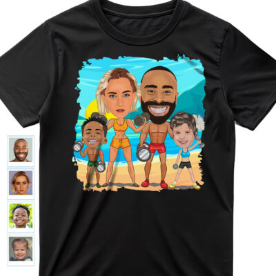 Custom Gym Family Shirt – Personalized Workout Tees for Family Bonding Family www.customywear.com 2