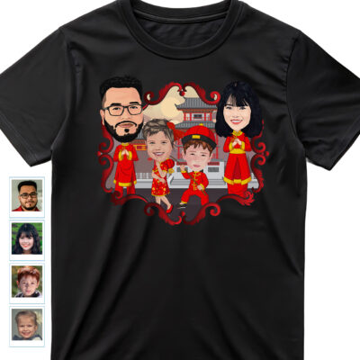Capture Precious Moments with Custom Chinese Family Shirts | Personalized Chinese Art Family www.customywear.com 2