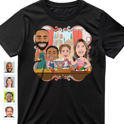 Custom Kitchen Family Shirts – Personalized Cooking Memories Tee Family www.customywear.com 2