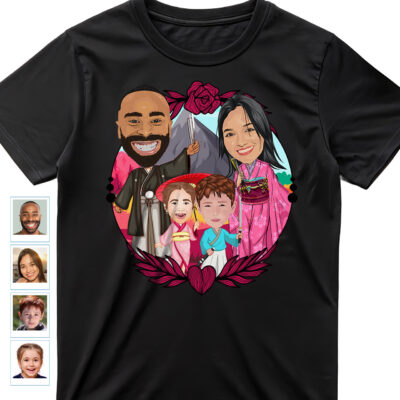 Custom Japanese Family Shirts – Personalized Traditional Apparel for Unforgettable Memories Family www.customywear.com 2
