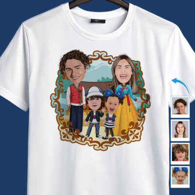 Custom Korean Family Shirts – Personalized Traditional Housewarming Gift Family www.customywear.com 2