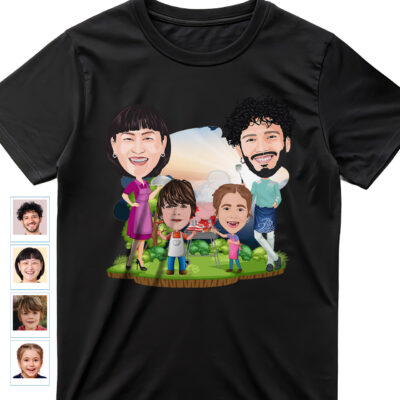 Personalized BBQ Family Shirts | Custom Outdoor Grilling Gifts Family www.customywear.com 2