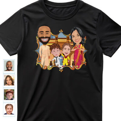 Custom Indian Family T-Shirts – Personalized Indian Culture Tee for Family Memories Family www.customywear.com 2