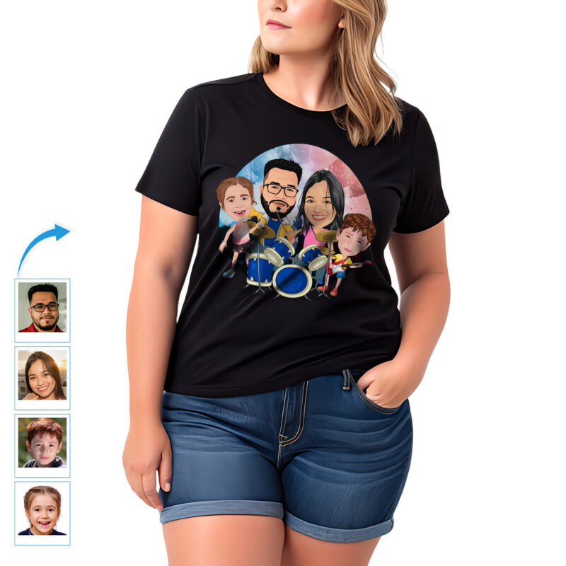 B2-Personalized-matching-family-portrait-art-tees-customywear