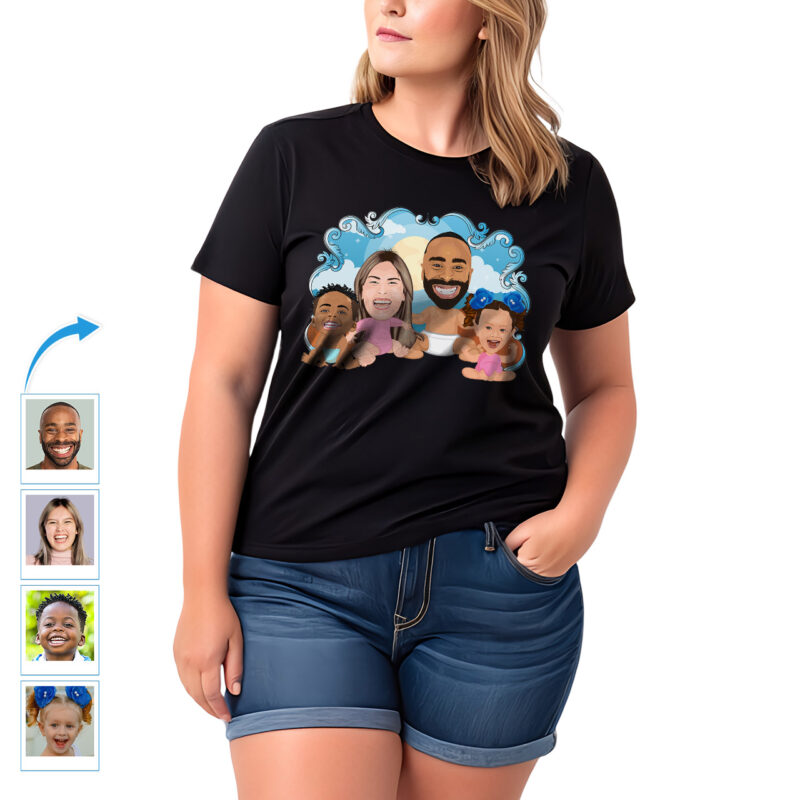 B2-Personalized-matching-family-portrait-art-tees-customywear