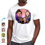 Gepersonaliseerde familieshirts voor zangers | Popcultuurmuziek-T-shirt | Aangepast cadeau voor muziekleraar Gepersonaliseerde geschenken - Zangers www.customywear.com 14