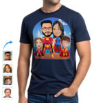 Mittatilaustyönä Superhero Family Reunion paidat | Henkilökohtaiset sankarilliset perhepaidat Räätälöidyt lahjat – alkuperäinen supersankari www.customywear.com 15