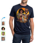 Egyedi afrikai családi ingek: személyre szabott sivatagi kalandpóló Egyedi ajándékok – afrikai ruha www.customywear.com 15