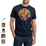 Personalized Firefighter Family Shirt – Custom Portrait Tee for Unity Custom Gifts - Firefighters www.customywear.com 14