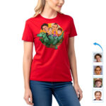 Create Your Personalized Dinosaur Family Tee | Custom Family Vacation T-Shirts Custom Gifts - Dinosaur Ride www.customywear.com 15