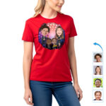 Gepersonaliseerde familieshirts voor zangers | Popcultuurmuziek-T-shirt | Aangepast cadeau voor muziekleraar Gepersonaliseerde geschenken - Zangers www.customywear.com 16