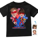 Foren din superfamilie med skræddersyede superhelteskjorter – Personlige familiesammenførings-t-shirts Brugerdefinerede gaver - Superhelte original rød www.customywear.com 17