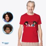 Prispôsobené detské tričká pre páry – tričká s fotografiou na mieru – oblečenie na mieru – košele pre dospelých